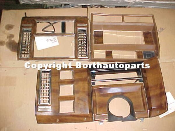 1977-79 Cadillac Brougham Wood Grain Dash Panels