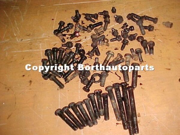 A 1966 Dodge Coronet miscellaneous engine bolts