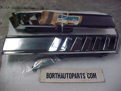 1966 Oldsmobile Starfire Fender Vent Assembly Gm No.391418-9