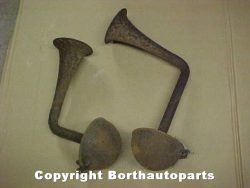 1946-50 Dodge Plymouth Desoto Goose Neck 6 Volt Horns