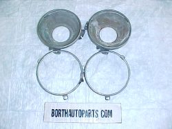 1973 Dodge Coronet Headlight Buckets Rings